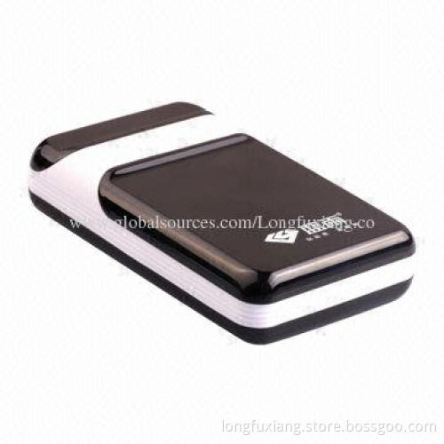 Portable 6,000mAh Power Bank for iPhone 5, High-capacity Battery, High-efficiency Output